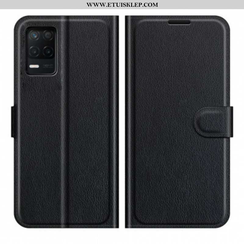 Etui Folio do Realme 8 5G Klasyczny Efekt Liczi